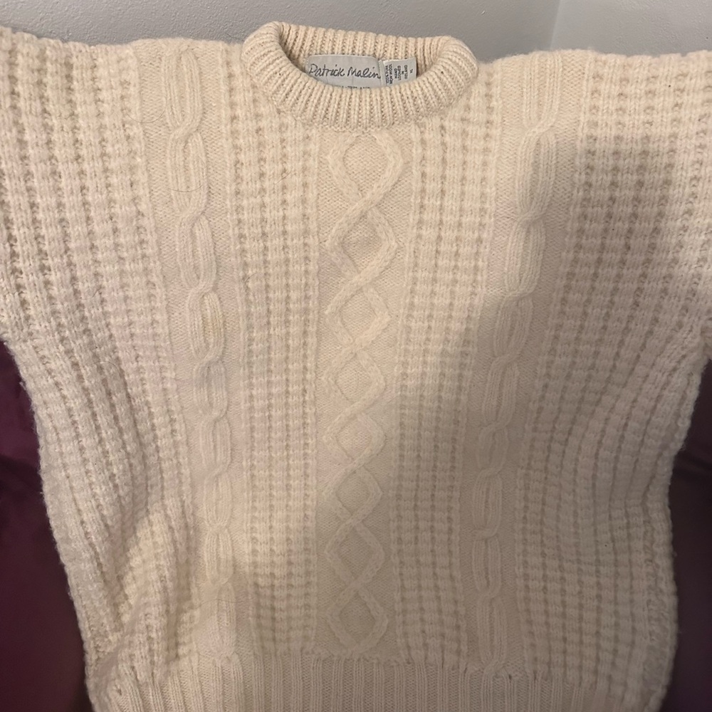 Patrick Martin XL fisherman sweater